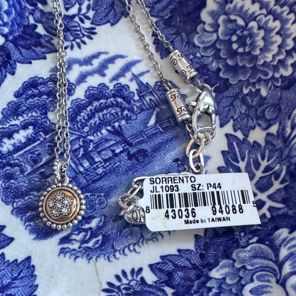 Brighton Sorrento Two-Tone Pendant Necklace - Silver & Rose Gold